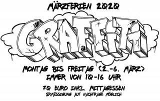 Märzferien 2020 Ferienprogramm Outliners Graffiti Esche Jugendkunsthaus