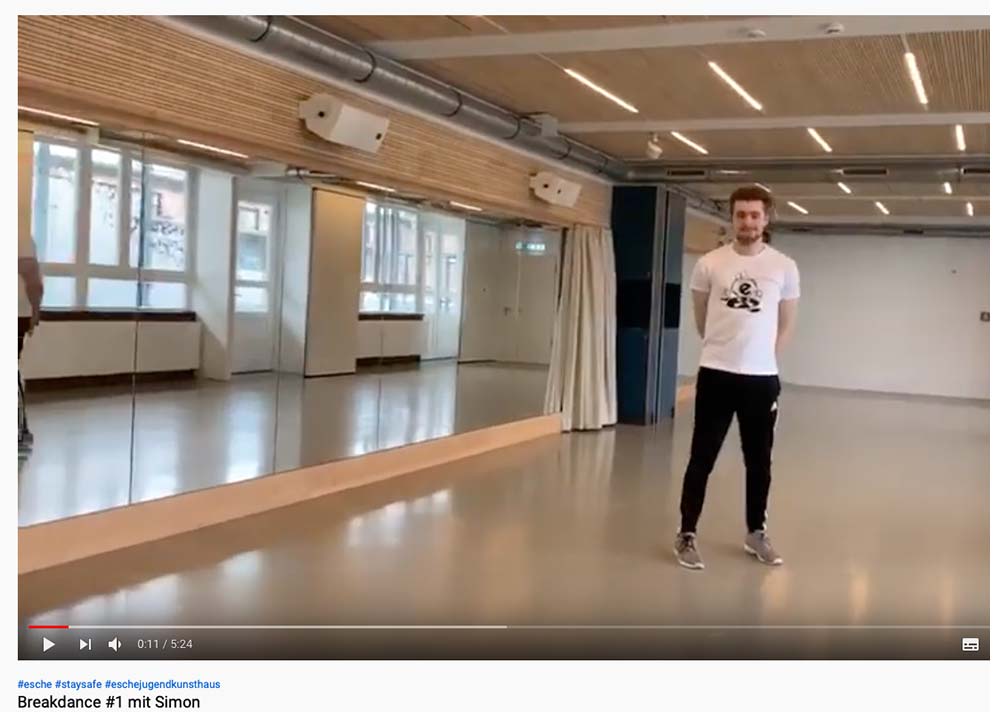 Simon Bisse Fresh Rockers Breakdance Esche Jugendkunsthaus