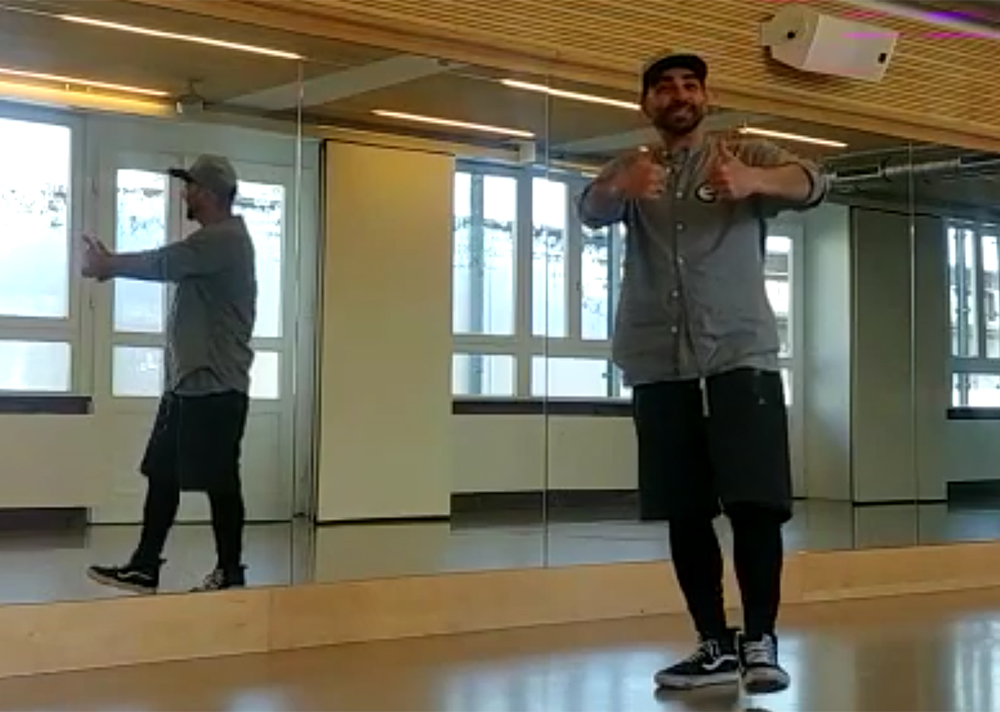 Resa Irandust Mr. Reese Urban Styles HipHop Tanz Online Tutorial Workshop Esche Jugendkunsthaus