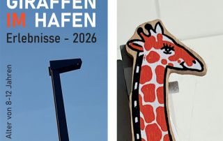Giraffen iM Hafen Kultzr machts stark Iris Albrecht Esche Jugendkunsthaus Ferien Workshop
